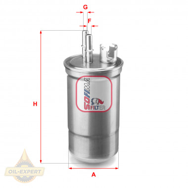 Sofima Фільтр паливний SOFIMA S4433NR - Заображення 1
