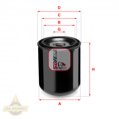 Sofima Фильтр осушителя SOFIMA S7344A - Картинка 1