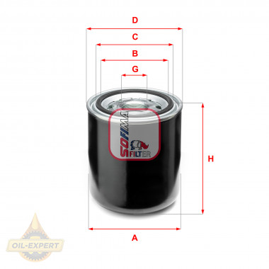 Sofima Фильтр осушителя SOFIMA S7A66A - Картинка 1