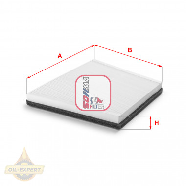 Sofima Фільтр салону Sofima S3095C - Заображення 1