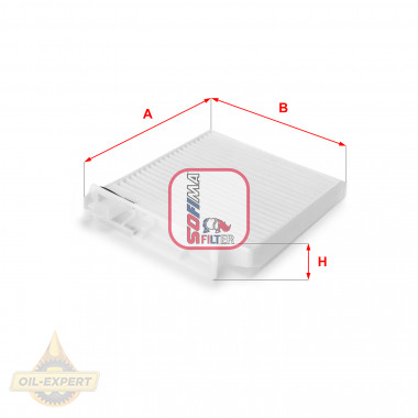 Sofima Фільтр салону Sofima S3104C - Заображення 1