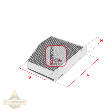Sofima Фільтр салону вугільний Sofima S4124CA - Заображення 1