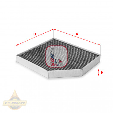 Sofima Фільтр салону вугільний Sofima S4168CA - Заображення 1