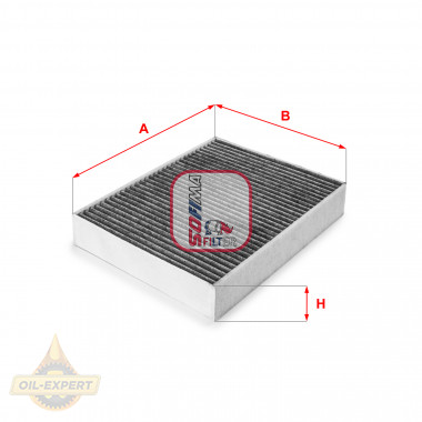 Sofima Фильтр салона угольный Sofima S4226CA - Картинка 1
