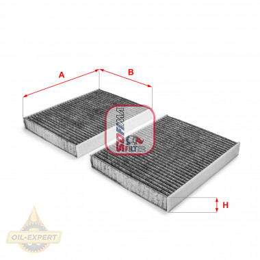 Sofima Фильтр салона угольный Sofima S4231CA - Картинка 1
