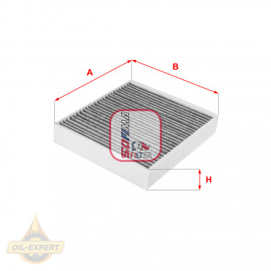 Sofima Фильтр салона угольный Sofima S4244CA - Картинка 1