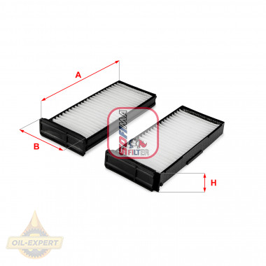 Sofima Фільтр салону Sofima S3338C - Заображення 1