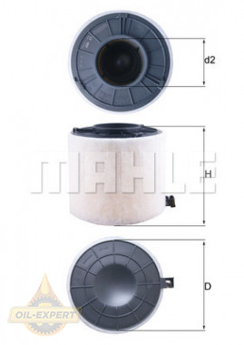 Mahle/Knecht Фильтр воздушный MAHLE/KNECHT LX 4407 - Картинка 1