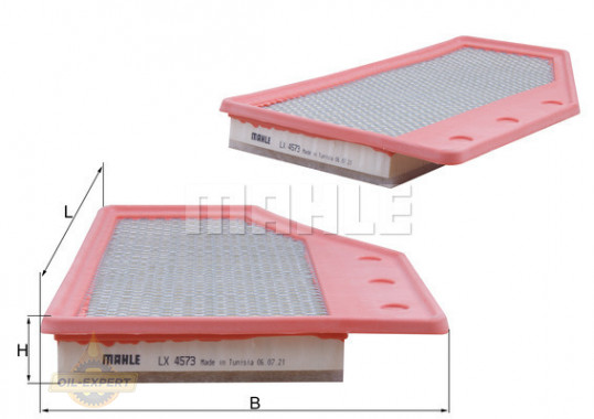 Mahle/Knecht Фильтр воздушный MAHLE/KNECHT LX 4573 - Картинка 1
