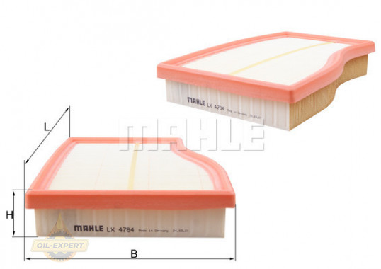 Mahle/Knecht Фільтр повітряний MAHLE/KNECHT LX 4784 - Заображення 1