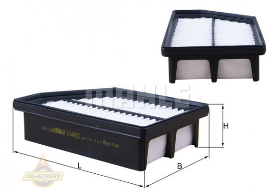 Mahle/Knecht Фильтр воздушный MAHLE/KNECHT LX 4433 - Картинка 1