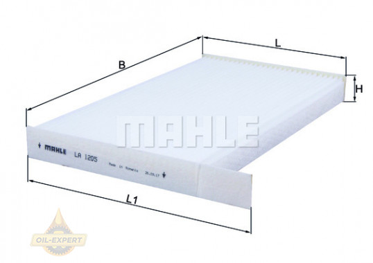 Mahle/knecht Фильтр салона MAHLE/KNECHT LA1205 - Картинка 1