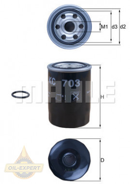 Mahle/Knecht Фільтр паливний MAHLE/KNECHT KC 703D - Заображення 1