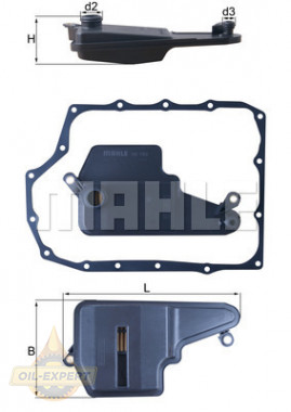 Mahle/knecht Фильтр АКПП Mahle/knecht HX193D - Картинка 1