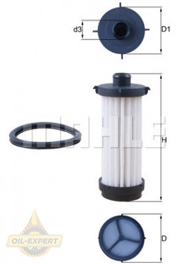 Mahle/Knecht Фільтр АКПП MAHLE/KNECHT HX232D - Картинка 1