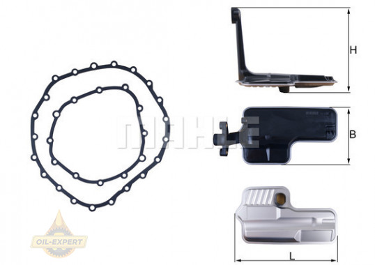 Mahle/Knecht Фільтр АКПП MAHLE/KNECHT HX192D - Картинка 1