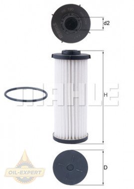 Mahle/knecht Фільтр АКПП MAHLE/KNECHT HX190D - Заображення 1
