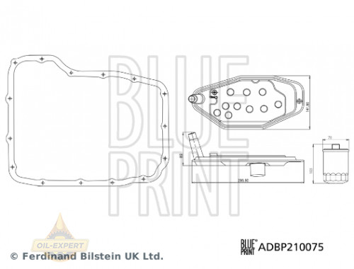 Blue Print Фільтр АКПП Blue Print ADBP210075 - Заображення 1