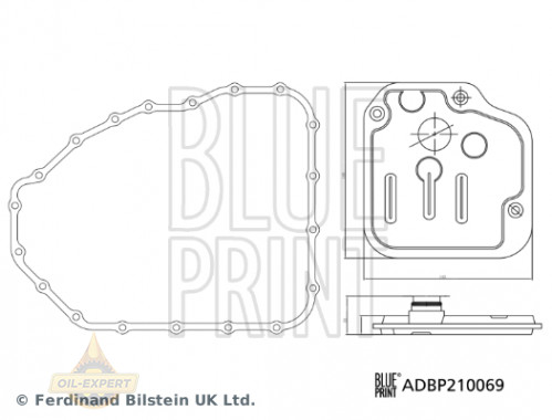 Blue Print Фильтр АКПП Blue Print ADBP210069 - Картинка 1