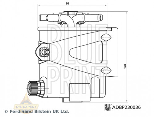 Blue Print Фільтр паливний BLUE PRINT ADBP230036 - Картинка 3