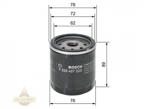 Bosch Фільтр масляний BOSCH F 026 407 225 - Картинка 5