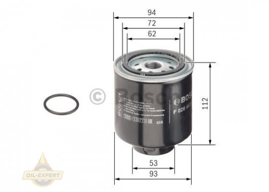 Bosch Фільтр паливний BOSCH F 026 402 223 - Картинка 5
