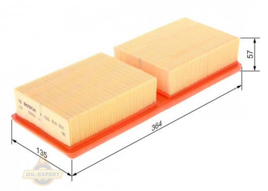 Bosch Фільтр повітряний BOSCH F 026 400 631 - Заображення 5