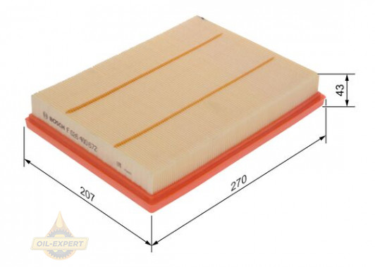 Bosch Фільтр повітряний BOSCH F 026 400 672 - Картинка 5