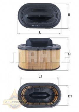 Mahle/Knecht Фільтр повітряний MAHLE/KNECHT LX2966 - Картинка 1