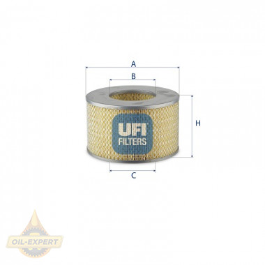 Ufi Фільтр повітряний UFI 27.097.00 - Картинка 1