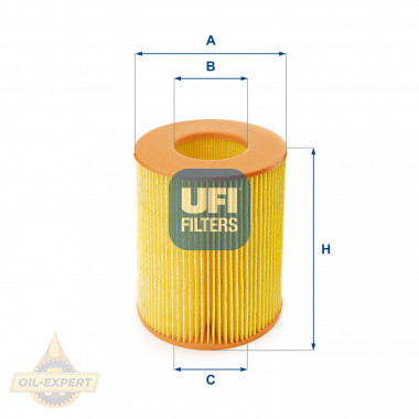 Ufi Фільтр повітряний UFI 27.355.00 - Картинка 1