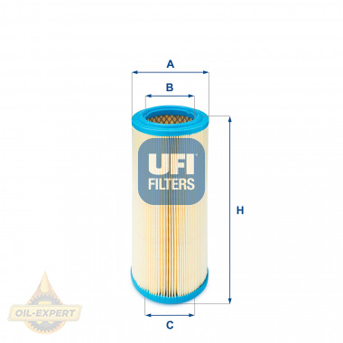 Ufi Фільтр повітряний UFI 27.367.00 - Картинка 1