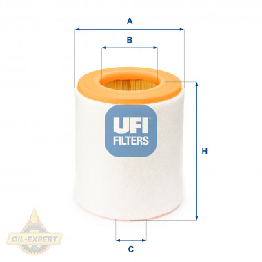 Ufi Фільтр повітряний UFI 27.A48.00 - Заображення 1