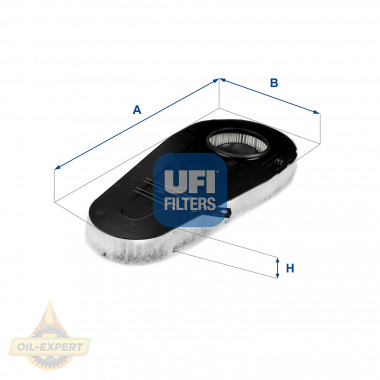 Ufi Фільтр повітряний UFI 27.A97.00 - Картинка 1
