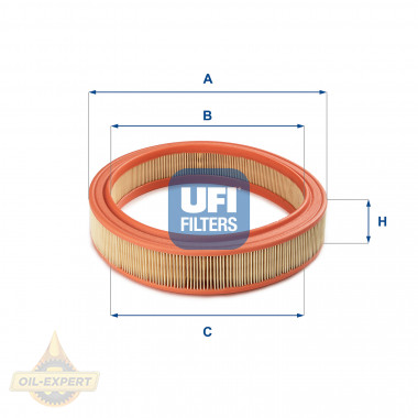 Ufi Фільтр повітряний UFI 30.038.01 - Картинка 1