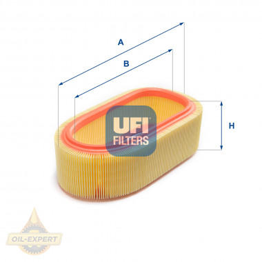 Ufi Фільтр повітряний UFI 30.217.00 - Картинка 1