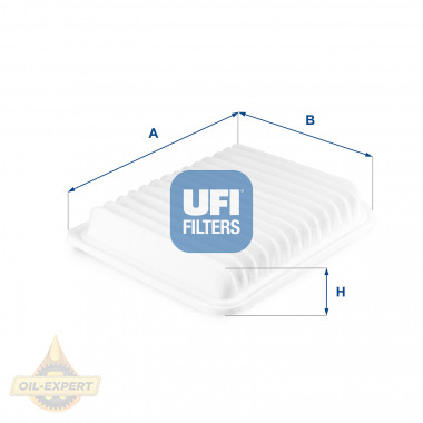 Ufi Фільтр повітряний UFI 30.709.00 - Картинка 1