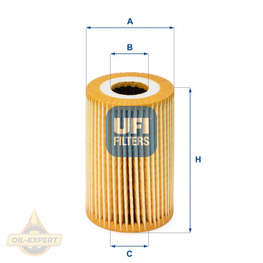 Ufi Фільтр масляний UFI 25.014.00 - Картинка 1