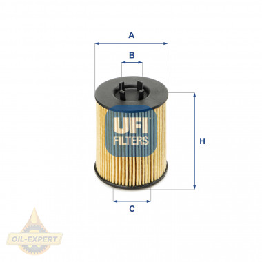 Ufi Фільтр масляний UFI 25.017.00 - Картинка 1