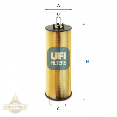 Ufi Фільтр масляний UFI 25.019.00 - Картинка 1