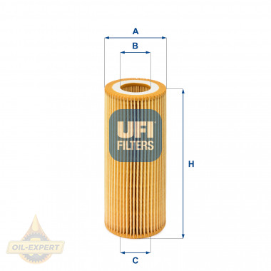 Ufi Фільтр масляний UFI 25.048.00 - Заображення 1