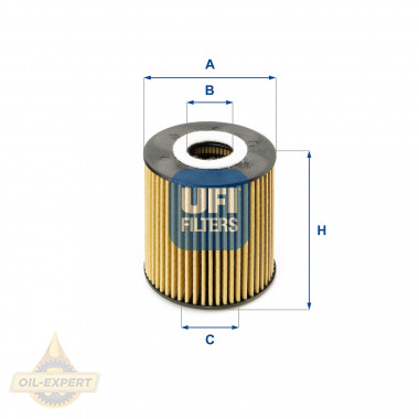 Ufi Фільтр масляний UFI 25.052.00 - Картинка 1