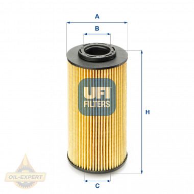 Ufi Фільтр масляний UFI 25.070.00 - Картинка 1