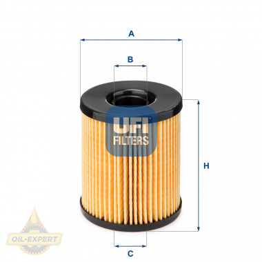 Ufi Фільтр масляний UFI 25.115.00 - Картинка 1
