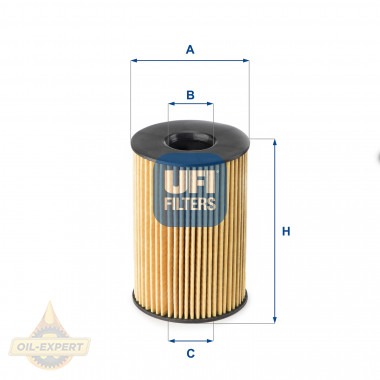 Ufi Фільтр масляний UFI 25.201.00 - Заображення 1