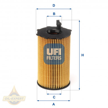 Ufi Фільтр масляний UFI 25.226.00 - Картинка 1