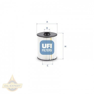 Ufi Фільтр масляний UFI 25.228.00 - Картинка 1