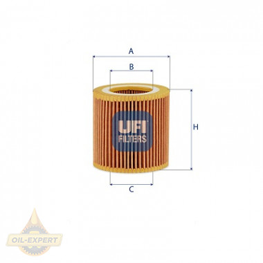 Ufi Фільтр масляний UFI 25.232.00 - Заображення 1