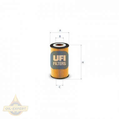 Ufi Фільтр масляний UFI 25.249.00 - Картинка 1