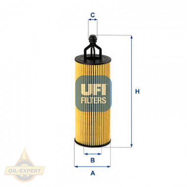 Ufi Фільтр масляний UFI 25.251.00 - Заображення 1